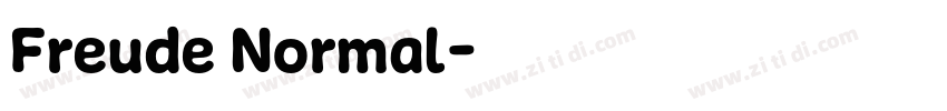 Freude Normal字体转换
